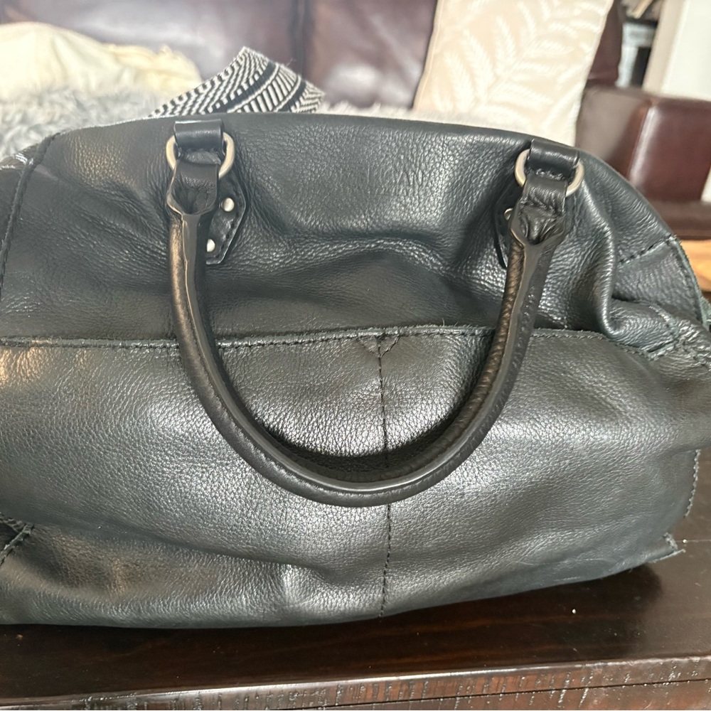 American Leather Co Black Bag